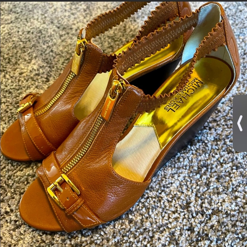 Brown Michael Kors Wedges